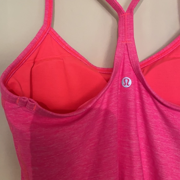 Lululemon Power Y Tank heathered pink size 6 - Picture 10 of 10